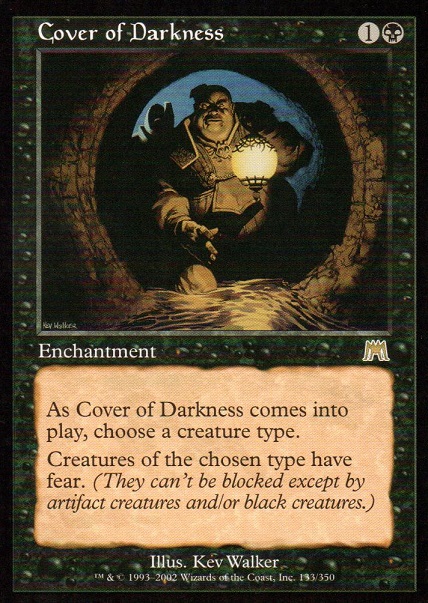 1x Cover of Darkness MTG Onslaught NM Magic Regular - Picture 1 of 1
