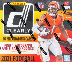 2021 Panini Donruss Clearly NFL Football Hobby Box