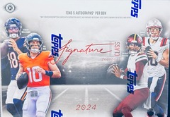 2024 Topps Signature Class Football Hobby Box