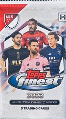 2023 Topps Finest MLS Major League Soccer Hobby Pack