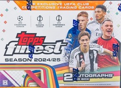 2024/25 Topps Finest UEFA Club Competitions Soccer Hobby Box