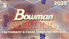 2023 Bowman Sterling MLB Baseball Hobby Mini Box