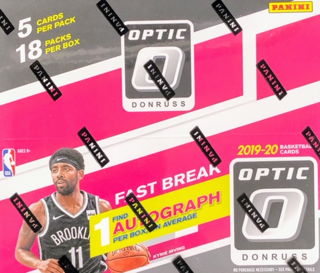 2019-20 Panini Donruss Optic NBA Basketball Fast Break Box