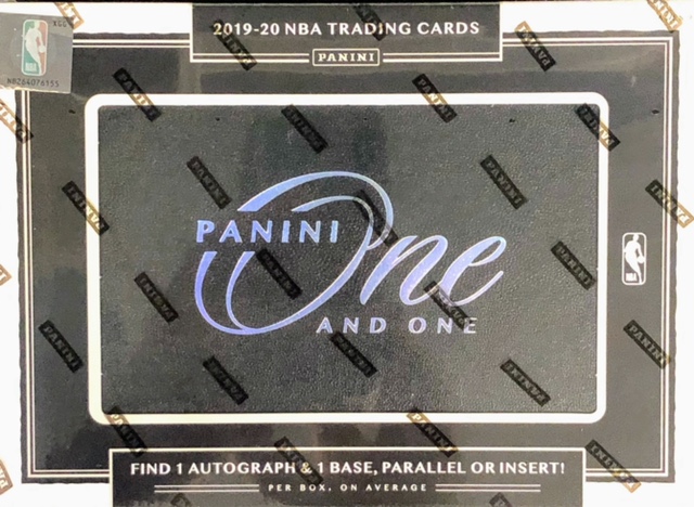 2019-20 Panini One and One NBA Basketball Hobby Box