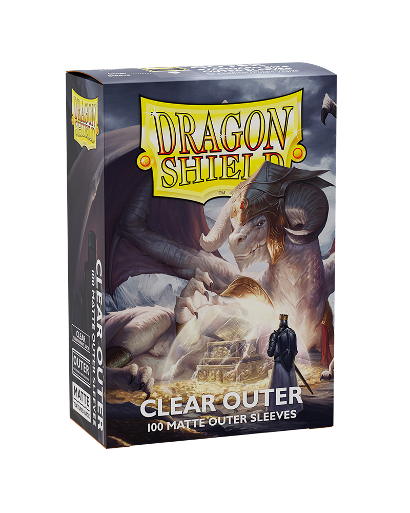 Dragon Shield Outer Sleeves - Clear Matte 100 count