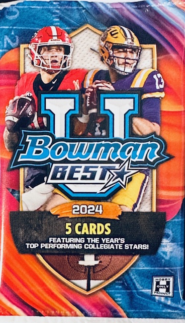 2024 Bowman Best University Football Hobby Pack