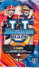 2024 Bowman Best University Football Hobby Pack