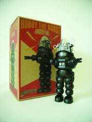 FORBIDDEN PLANET ROBBY THE ROBOT DIE-CAST FIG B&W VER