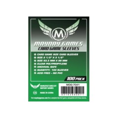 Mayday Card Game Sleeves (100 ct.) 63.5x88mm (green pack)
