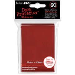 Ultra Pro 60ct Yugioh Sized Sleeves - Red