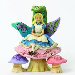 DISNEY TRADITIONS ALICE ON MUSHROOM #4037506