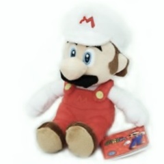 SUPER MARIO BROS FIRE MARIO 8IN PLUSH