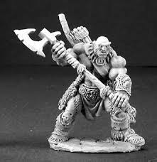 Reaper Mini Thelgar 1/2 Orc Barbarian
