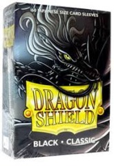 Dragon Shield Classic - Japanese size - Black - 60 ct