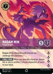 Madam Mim - Purple Dragon - 208/204 - Enchanted - Holofoil (Alternate Art)