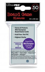 Ultra Pro: Board Game Sleeves: Mini European (44mm x 68mm)