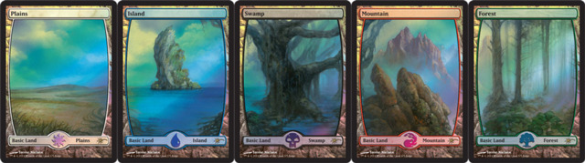 Sealed Terese Nielsen Basic Land Set - Extended Art - Judge Promo