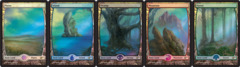 Sealed Terese Nielsen Basic Land Set - Extended Art - Judge Promo