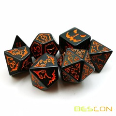 DICE 7 HALLOWEEN BLACK