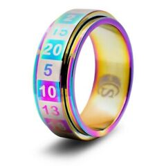 DICE RING RAINBOW 12