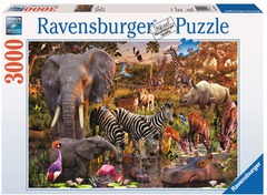 PUZZLE 3000 AFRICAN ANIMAL WORLD