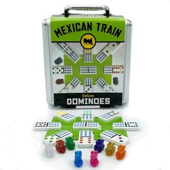 DOMINOES MEXICAN TRAIN CASE DELUXE