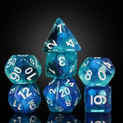 DICE 7 JELLYFISH GLOW DARK