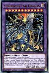 Cyberdark End Dragon (MISPRINT) - SDCS-EN044 - Ultra Rare - 1st Edition