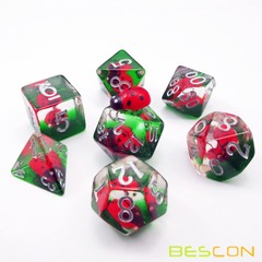 DICE 7 LADYBUG RED