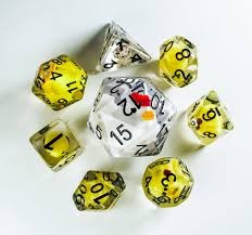 DICE 7 + D20 CHICKEN FAMILY