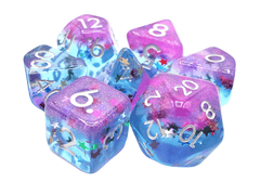 DICE 7 MIXED PURPLE/BLUE