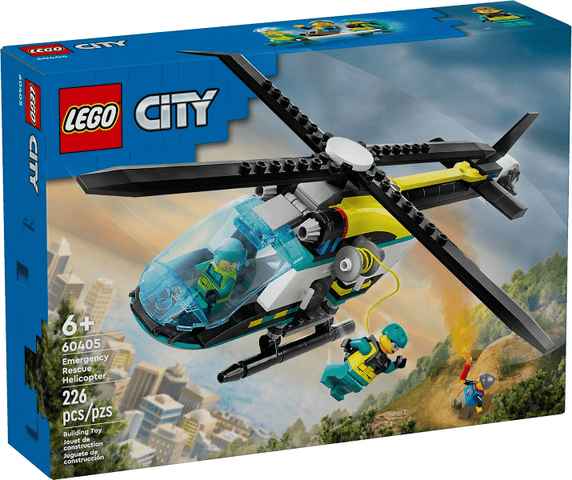 LEGO City  Emergency Rescue Helicopter #60405