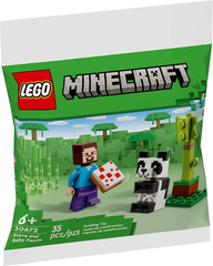 LEGO Recruitment Bags Steve and Baby Panda #30672