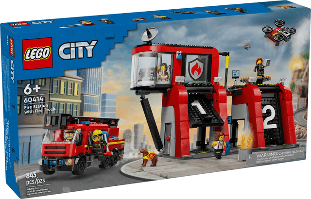 LEGO City Fire Station with Fire Truck #60414