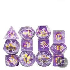 DICE RPG 12 CONSTELLATION PURPLE
