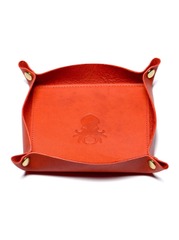 TRAY KRAKEN LEATHER RED