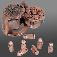 DICE 7 METAL BRONZE BARREL
