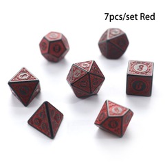DICE 7 CORNER CUT TRICOLOR