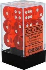 D6 X 12 CLEAR ORANGE