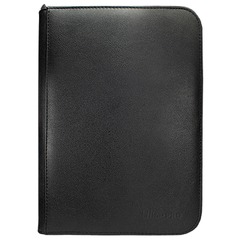 ULTRA PRO BINDER 9PKT VIVID ZIP BLACK