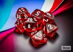 DICE 7 GALAXY RED/WHITE