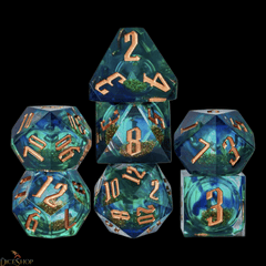 DICE 7 LIQUID GREEN/BLUE