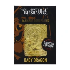 YGO 24K GOLD PLATE BABY DRAGON