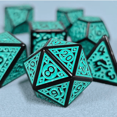 DICE 7 CRACKLE RED/BLUE/GREEN