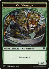 Cat warrior 2/2 ForestWalk (set aléatoire)