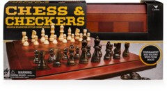 WOOD CHESS/CHECKERS