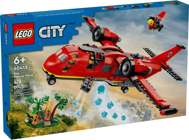 LEGO City Fire Rescue Plane #60413