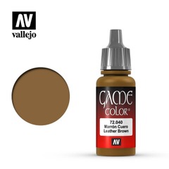 PAINT D&D LEATHER BROWN VALLEJO