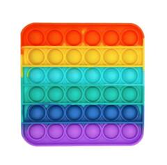 PUSH N POP SQUARE RAINBOW