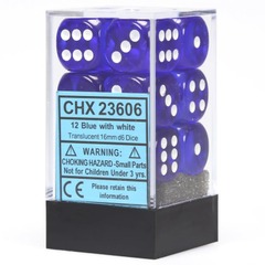 D6 X 12 CLEAR BLUE